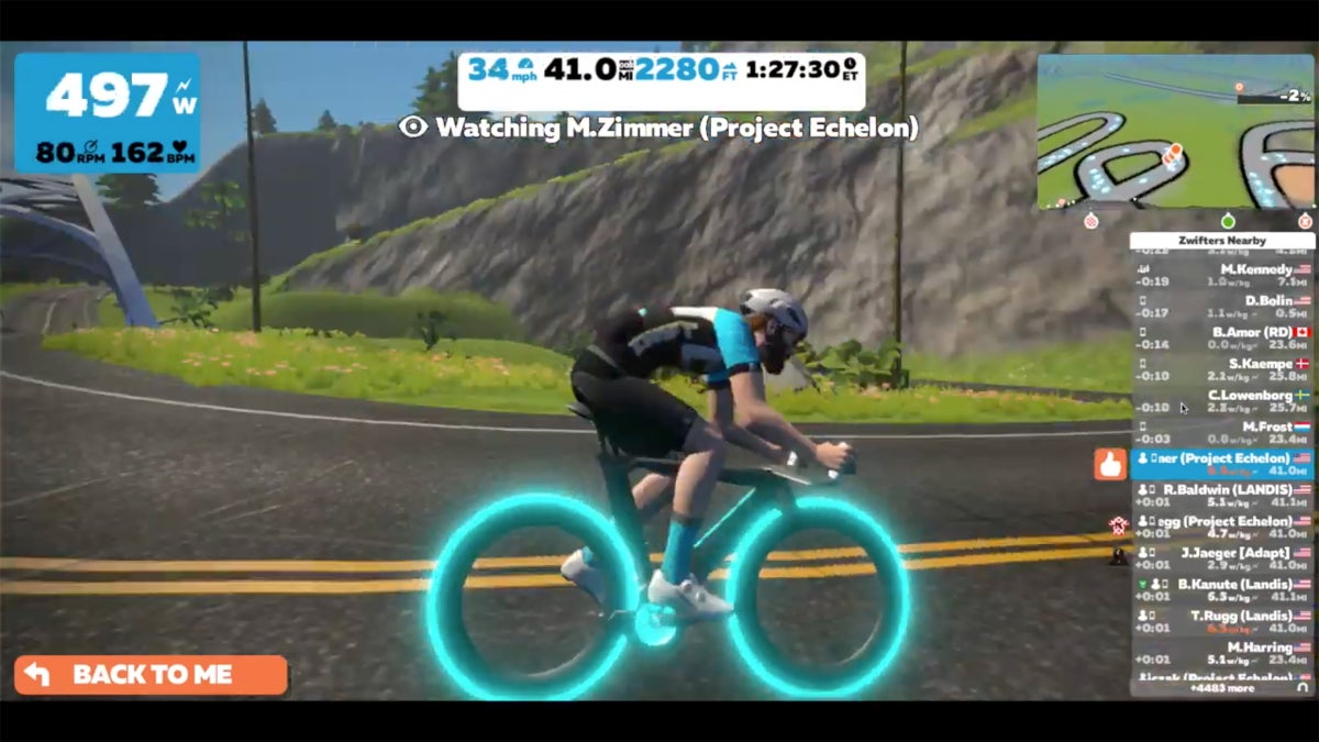 echelon zwift hack