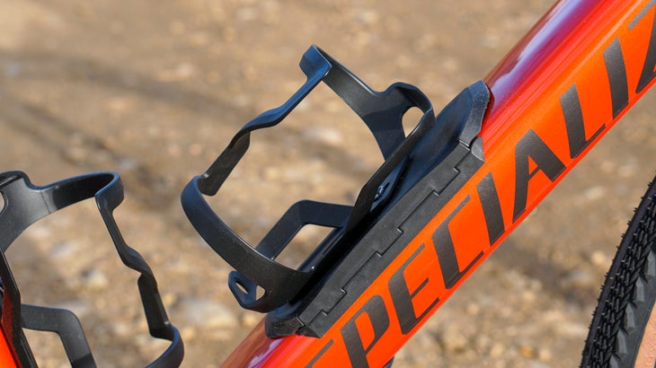Specialized Diverge downtube storage detail Specialized Diverge downtube storage detail