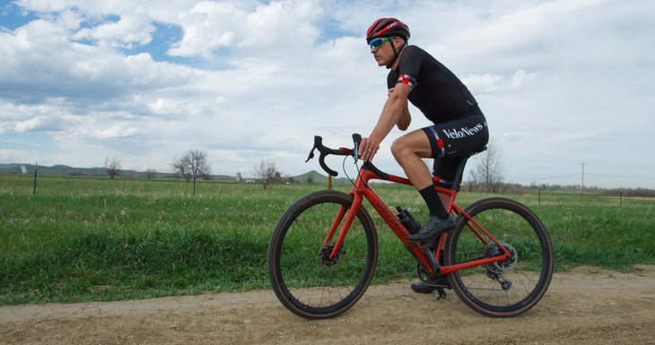 2021 Specialized Diverge Pro Carbon on dirt road next to grass 2021 Specialized Diverge Pro Carbon on dirt road next to grass