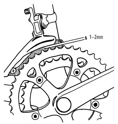 Bicycle front online derailleur