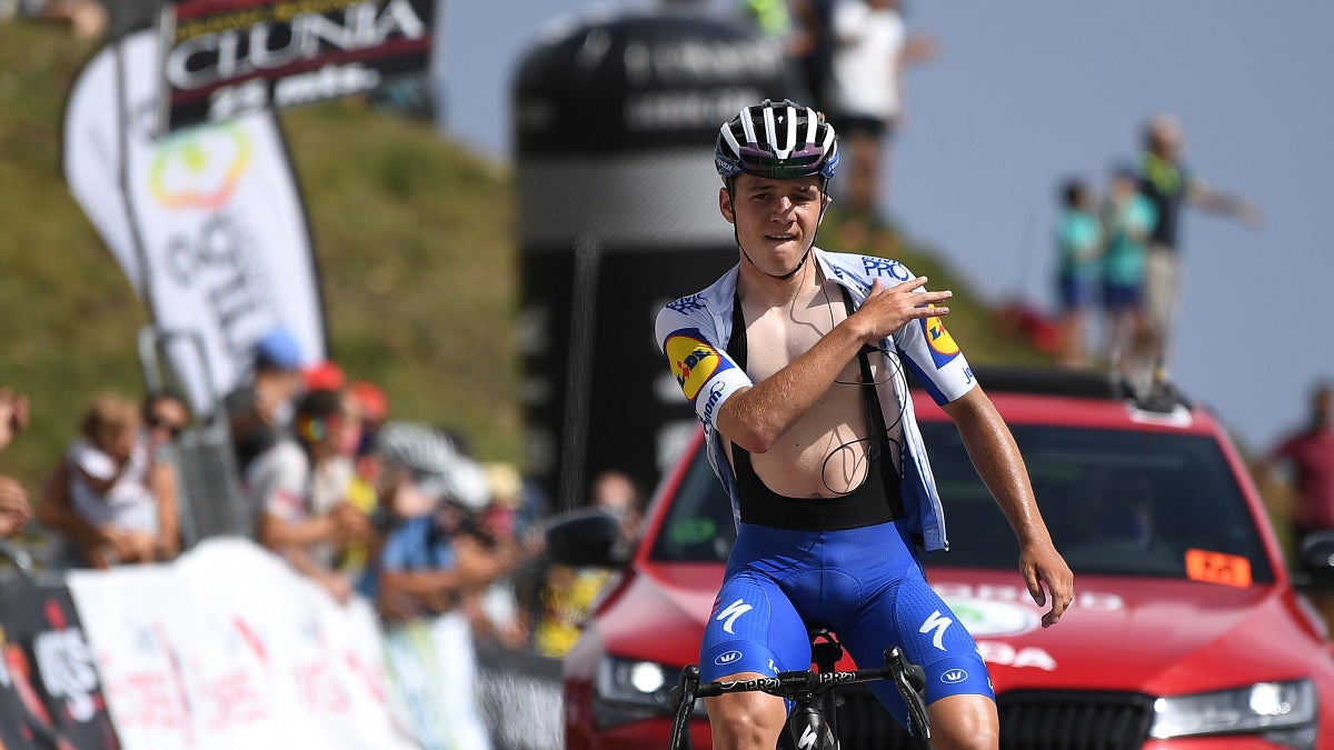 Vuelta a Burgos stage 3 Remco Evenepoel climbs to victory and GC lead