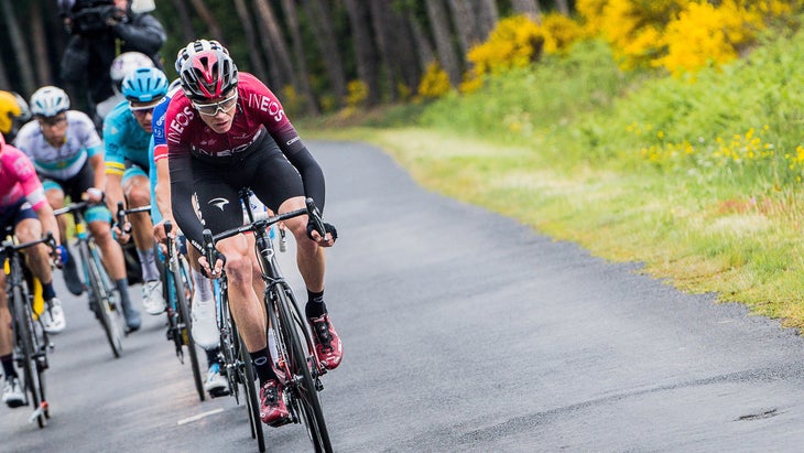 Chris Froome in Team Ineos kit