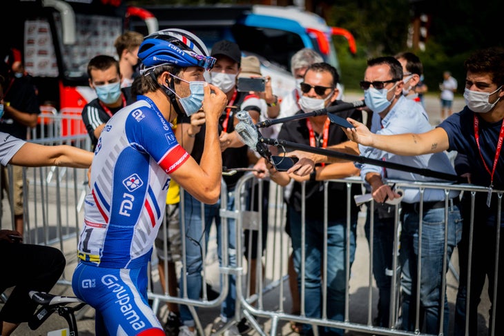 Pinot. Critérium du Dauphiné. Photo: James Startt. Pinot