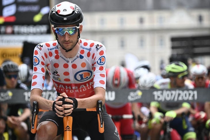 Wout Poels was one of the riders that fought it out for the King of the Mountains competition in 2021