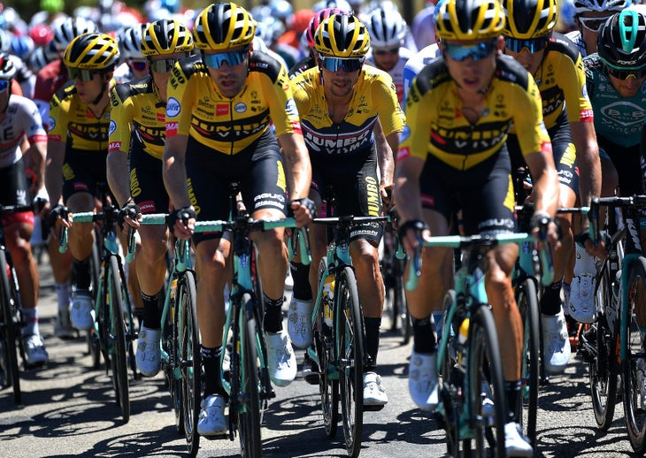 Dumoulin put in an impressive ride in his Jumbo-Visma debut. Photo: Justin Setterfield/Getty Images.