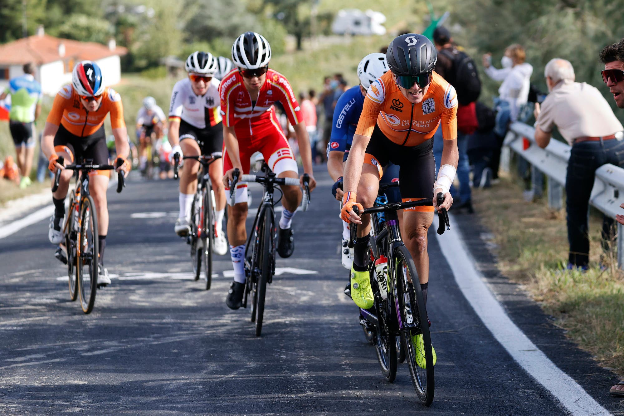Dutch dominate again on 'day to celebrate' at road world championships