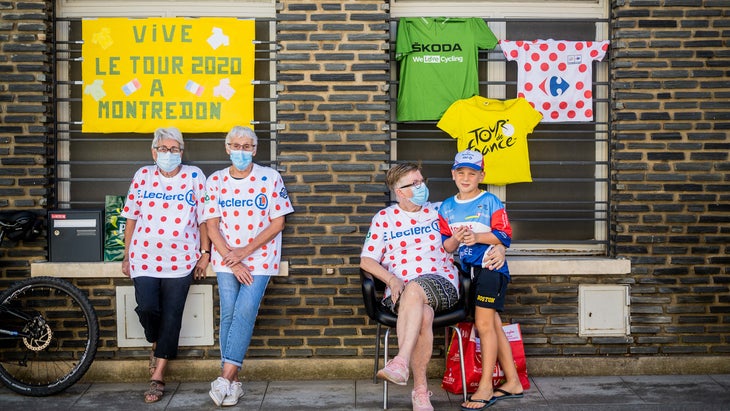 Tour de France Leader T-Shirt - Polka Dot - Kids