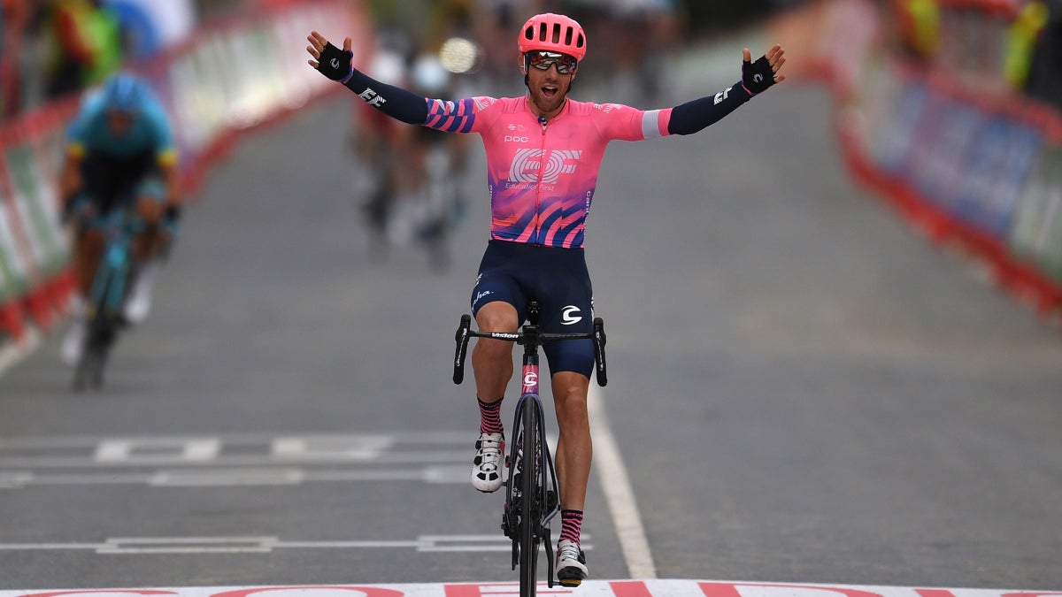 Vuelta a España stage 7: Michael Woods wins from the remains of ...