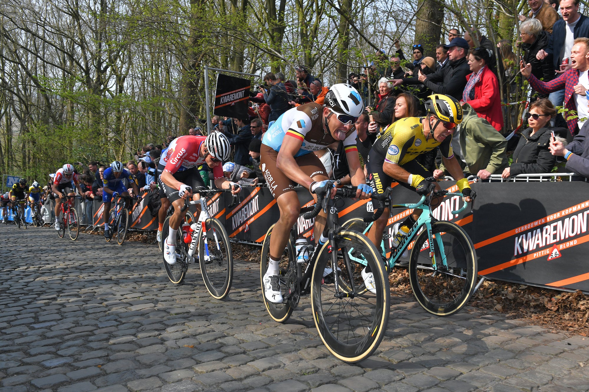 Gent-Wevelgem Wout van Aert and Mathieu van der Poel to clash in opening cobbled classic