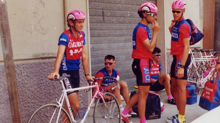 Agostini and Pantani were teammates in 1991