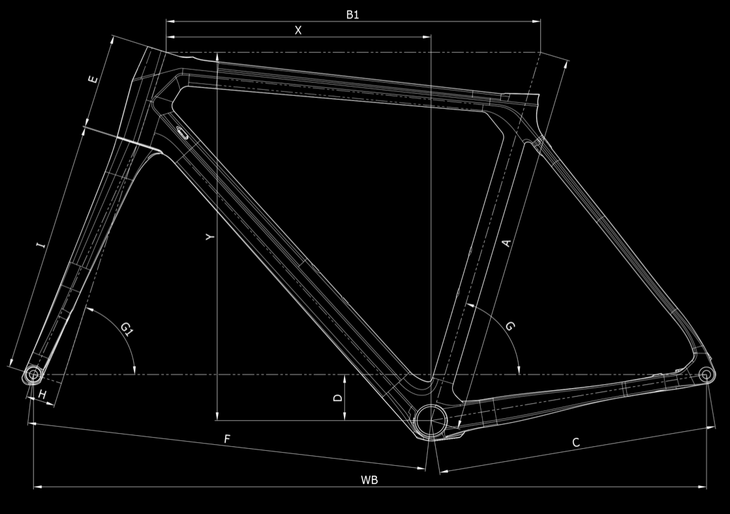 Bianche Specialissima frame diagram