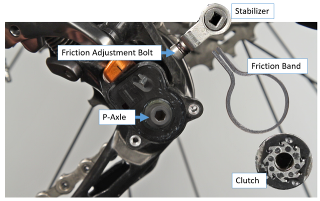 Rear derailleur with clutch online