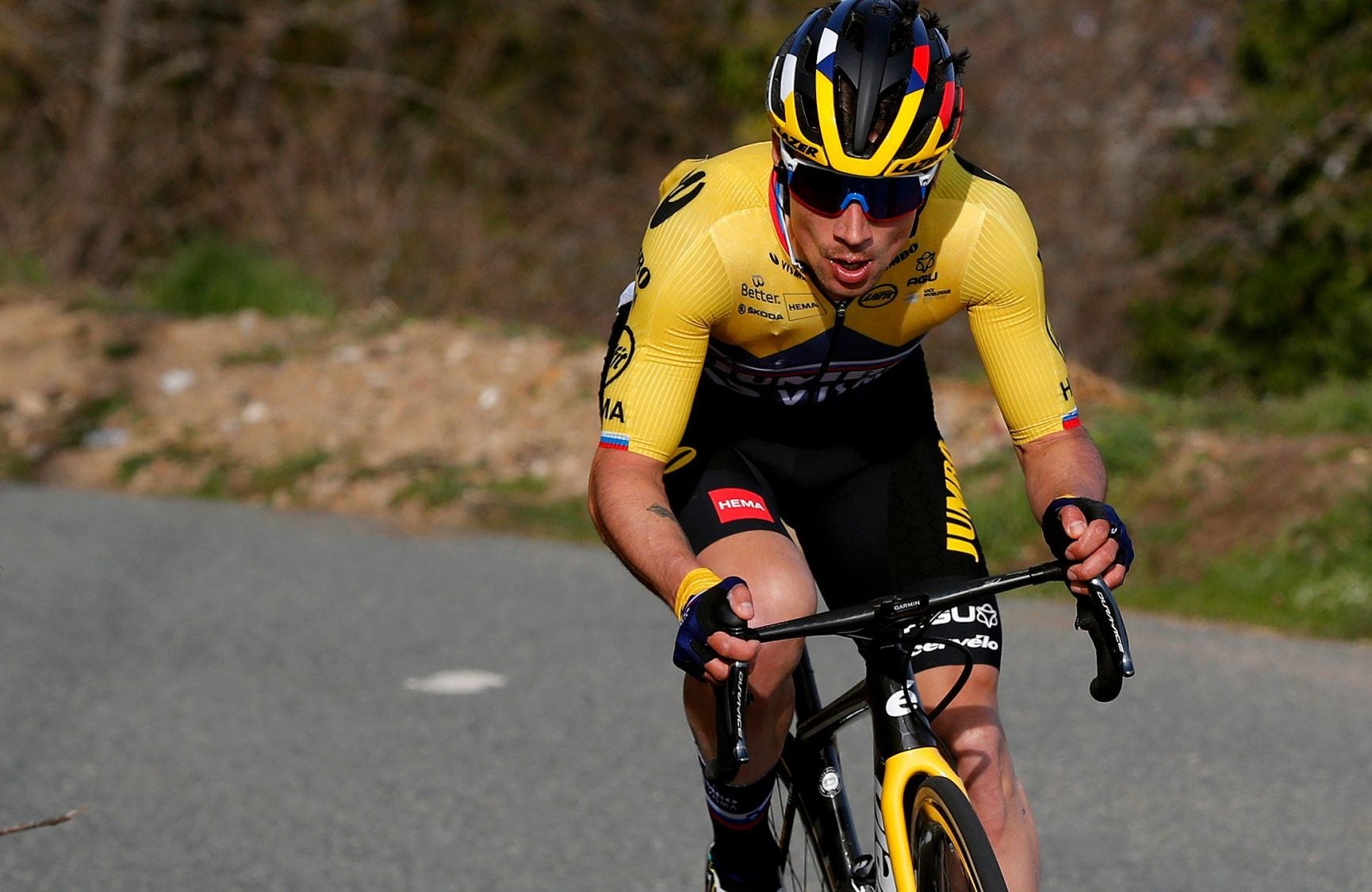 Paris Nice Stage 4 Primo Rogli drops the entire field in first