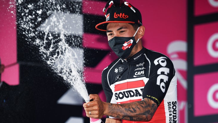 Caleb Ewan won stage 7 of the 2021 Giro d'Italia