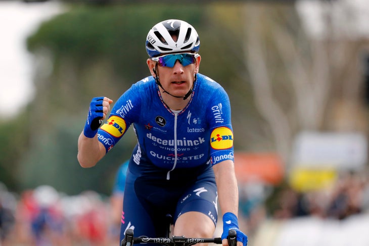 Michael Mørkøv is Cavendish's final leadout man.