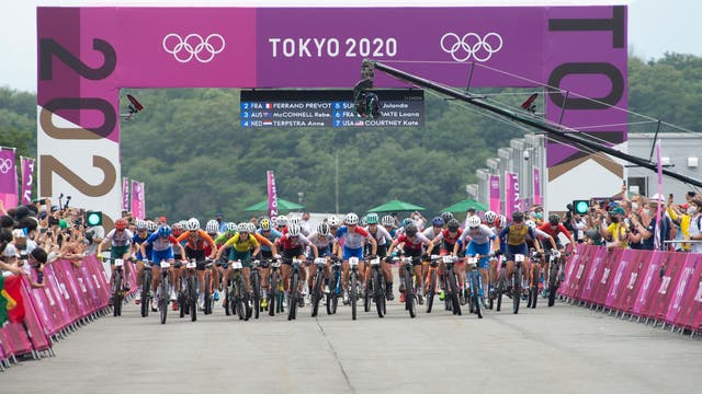 Gallery: Swiss dominate Olympic women's cross country mountain bike race