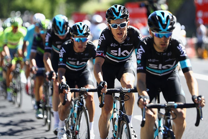 Sky dominates the peloton in 2016