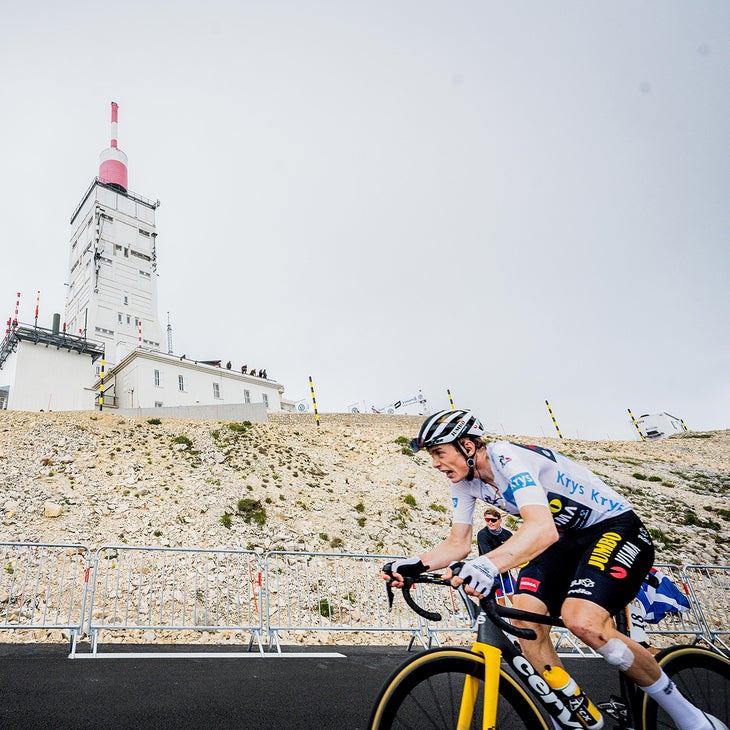 Jonas Vingegaard on stage 11 of the 2021 Tour de France.