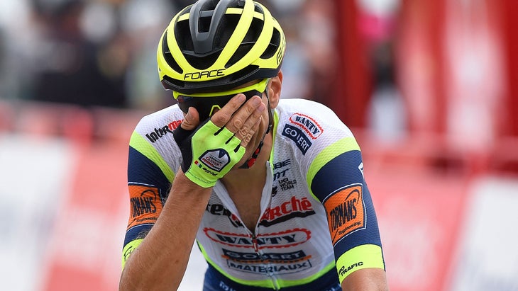 Rein Taaramäe won stage 3 of the 2021 Vuelta a España.