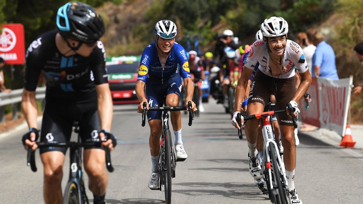 Mauri Vansevenant rode into second place on stage 10 of the 2021 Vuelta a España.