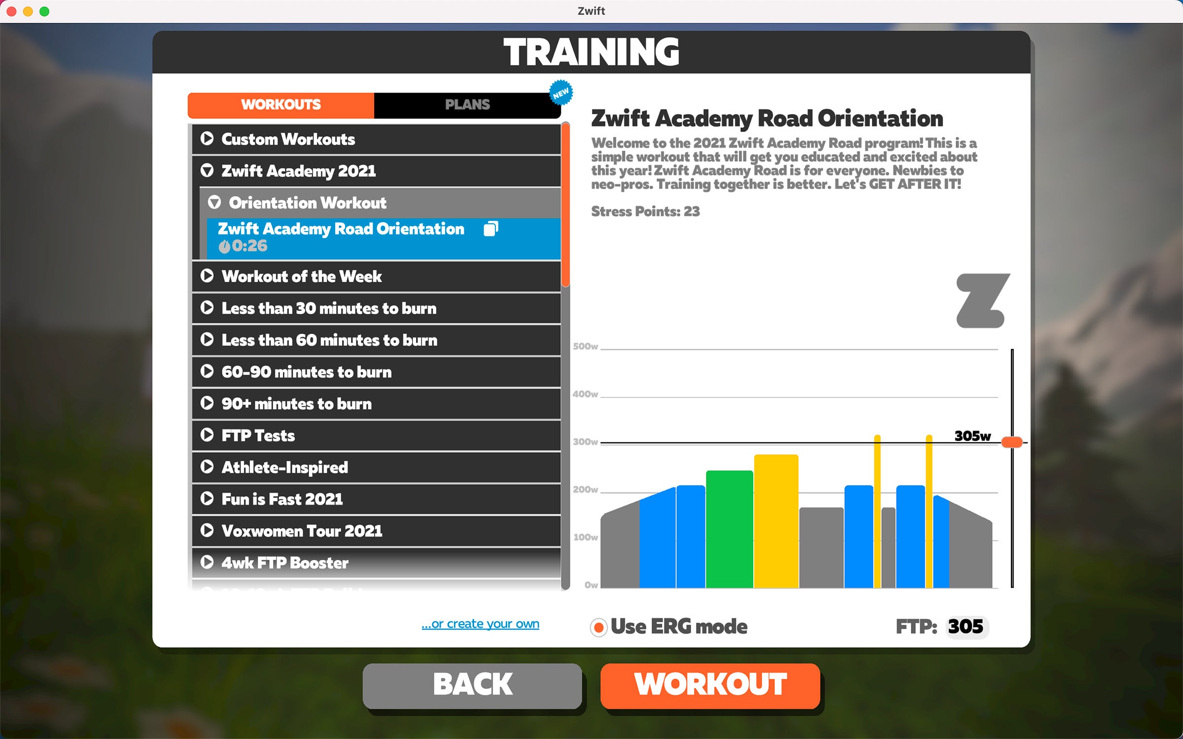 Zwift updates bring 2021 Zwift Academy workouts route progress