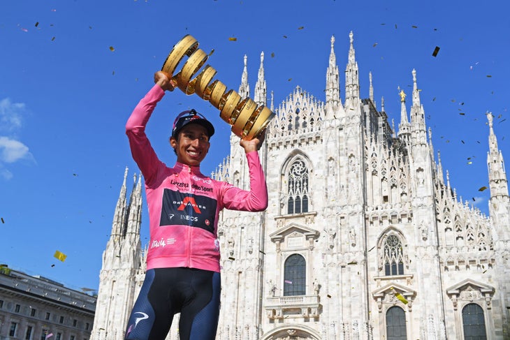 Egan Bernal took a second grand tour title at the 2021 Giro d'Italia