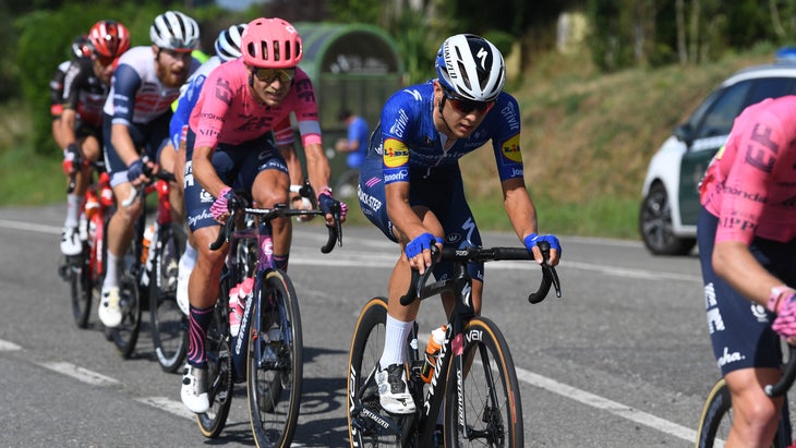 Andrea Bagioli was outgunned on the 19th stage of the 2021 Vuelta a España.