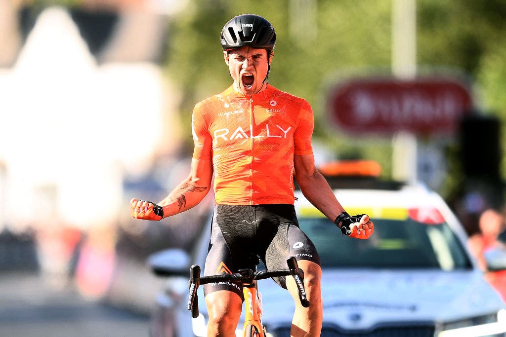 Tour of Britain stage 2: Robin Carpenter solos to win in Exeter, takes ...