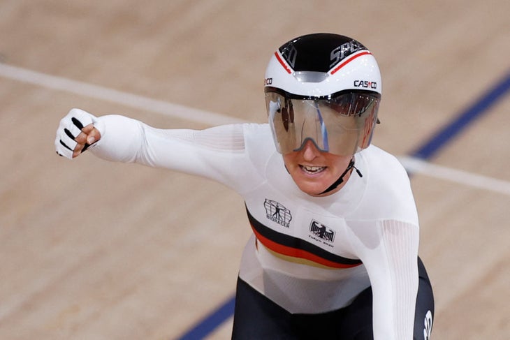 Lisa Brennauer won gold on the track in Tokyo