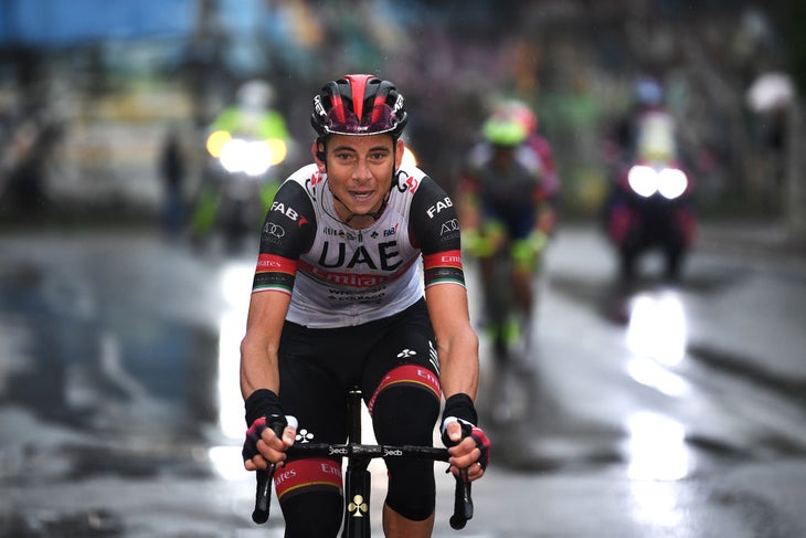 Davide Formolo hasn't been confirmed at UAE for 2022 but was at a recent team camp
