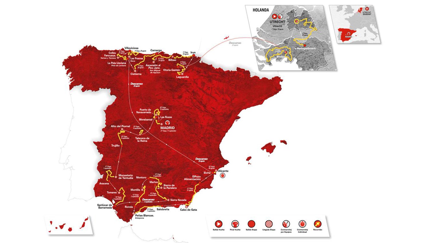 Climb-heavy 2022 Vuelta a España route to start in Holland