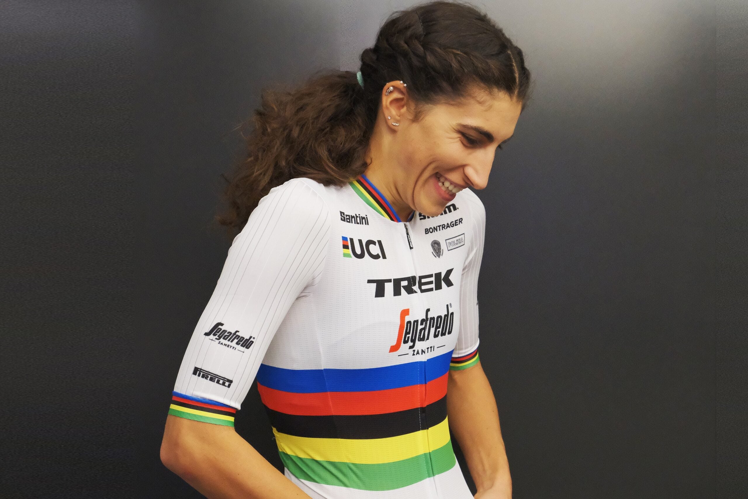 RAINBOW STRIPES JERSEY FOR WOMEN - UCI OFFICIAL