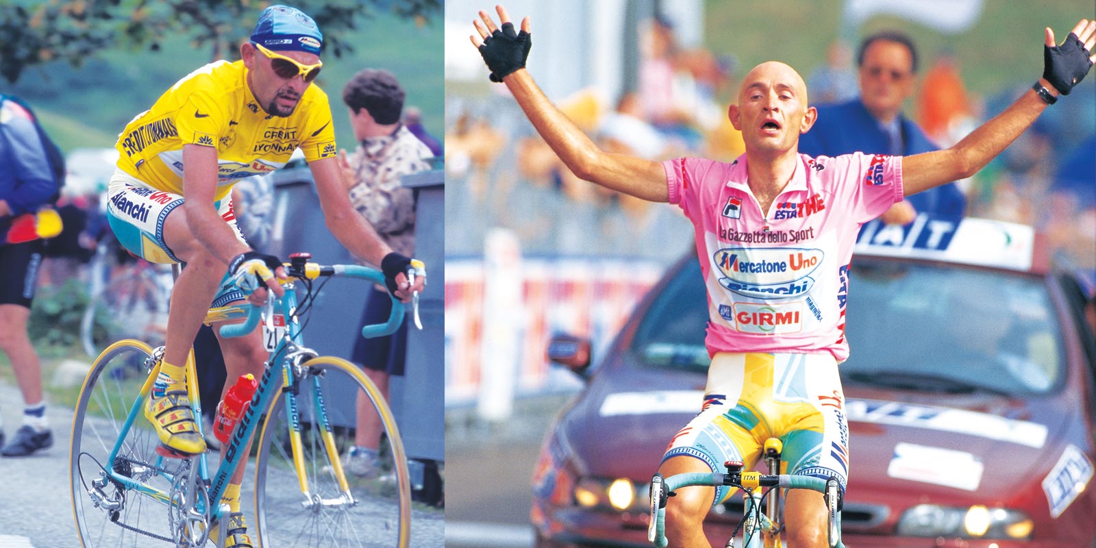 Pantani Throwback 1998 Bianchi MegaPro XL Velo