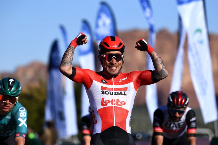 Caleb Ewan wins opening stage of the Saudi Tour