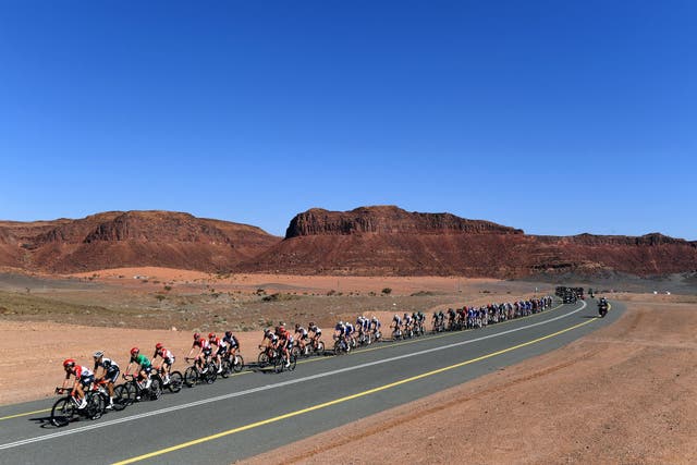 Santiago Buitrago claims first pro win on Saudi Tour stage 2