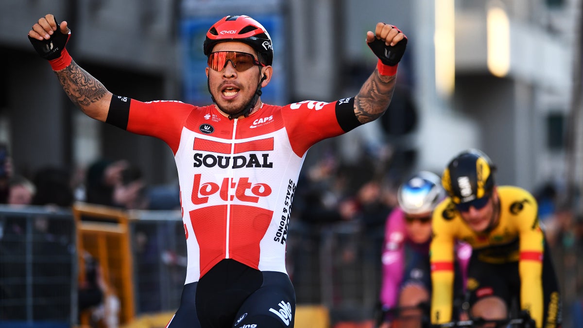 TirrenoAdriatico stage 3 Caleb Ewan scores win from bunch sprint in