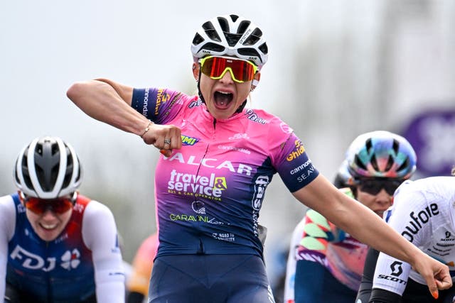 Chiara Consonni looking forward to sprint 'fights' with Elisa Balsamo after Dwars door Vlaanderen win