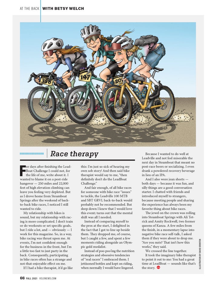 Original article published in VeloNews