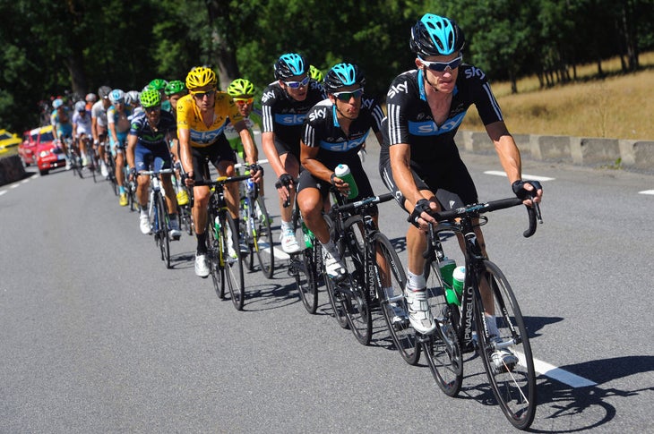 Michael Rogers set the pace at the 2012 Tour de France