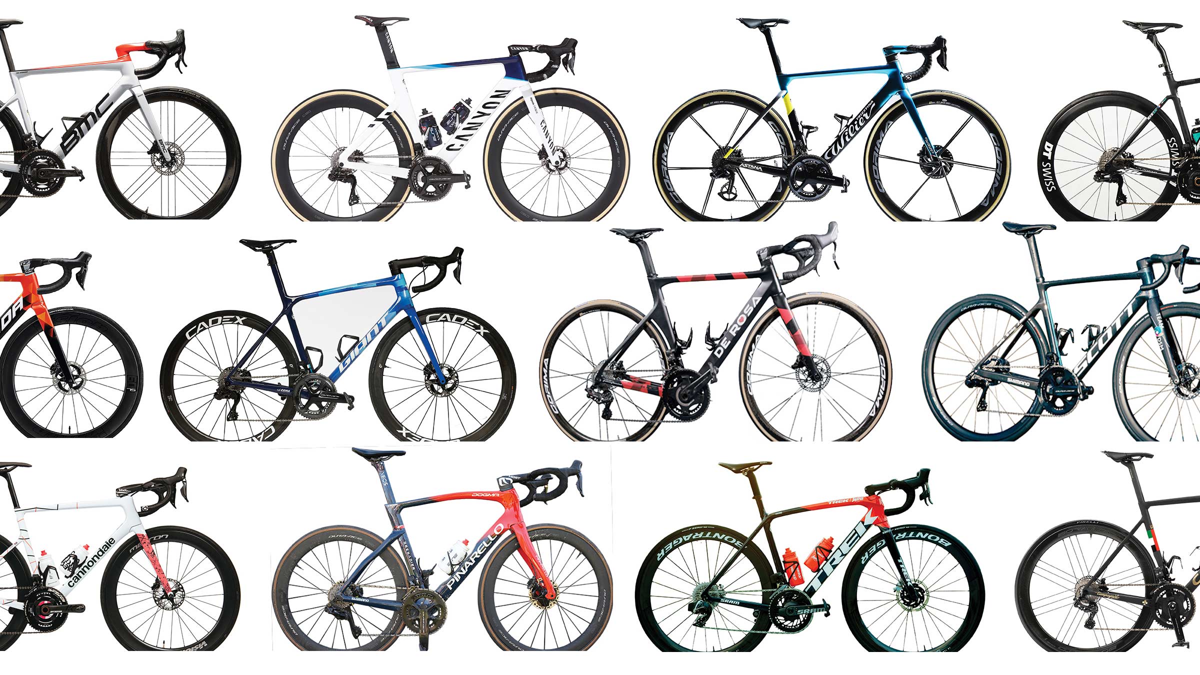 The bikes of the Tour de France