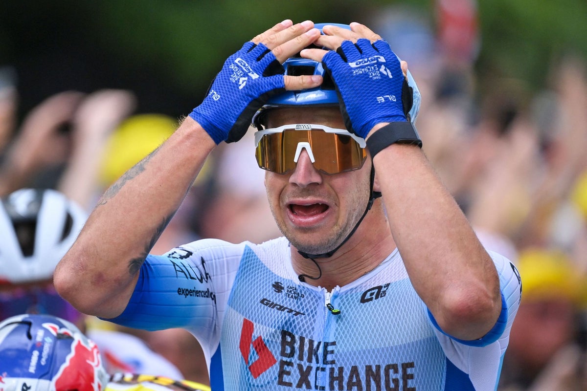 Dylan Groenewegen tearfully celebrates return to Tour de France winner ...