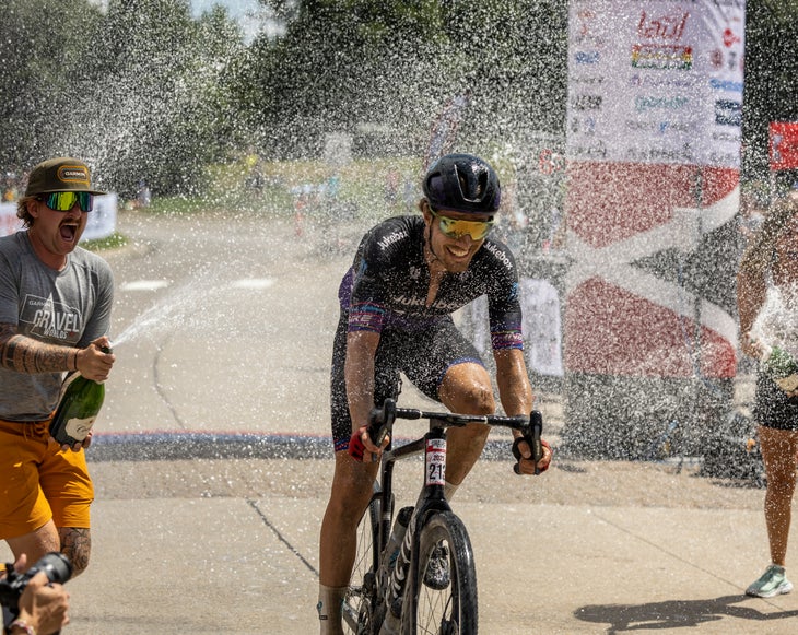 Adam Roberge wins Gravel Worlds