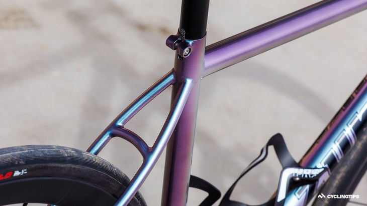 Zukas Cycles custom steel all-road frame review: OMG, those seatstays ...