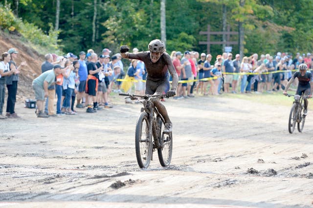 Bradyn Lange sprints to a win at the Chequamegon 40
