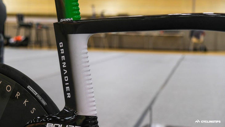 Cycling hour speed world record set on a 3D printed Pinarello bike