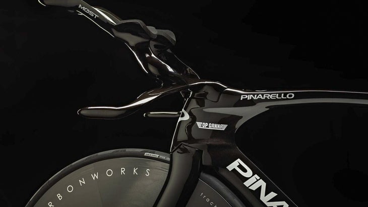 pinarello road bike rigged 3d model