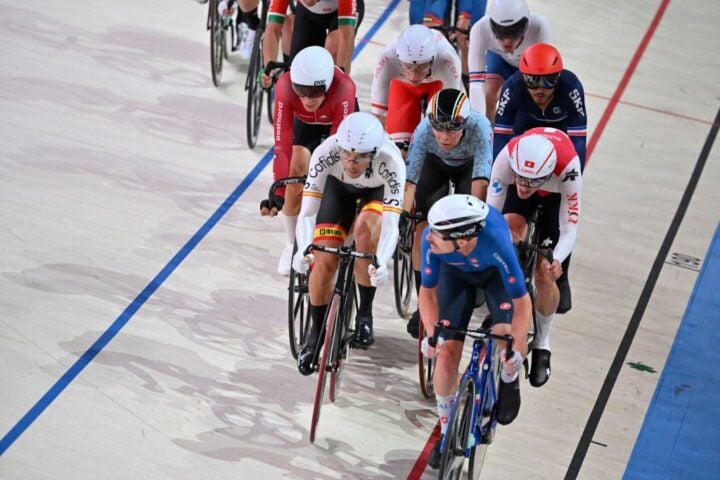 The winner of the points race is the rider with the most points