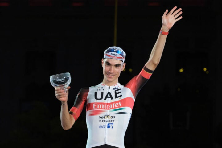 Juan Ayuso finished third at the Vuelta a Espana