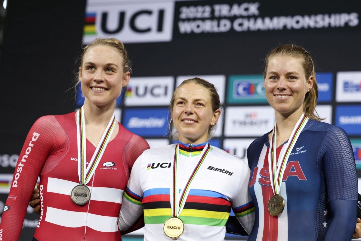 Jennifer Valente hits bronze to close out UCI Track World Championships ...