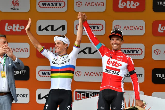 Philippe Gilbert passes torch to Remco Evenepoel: 'He is the image of a new generation'
